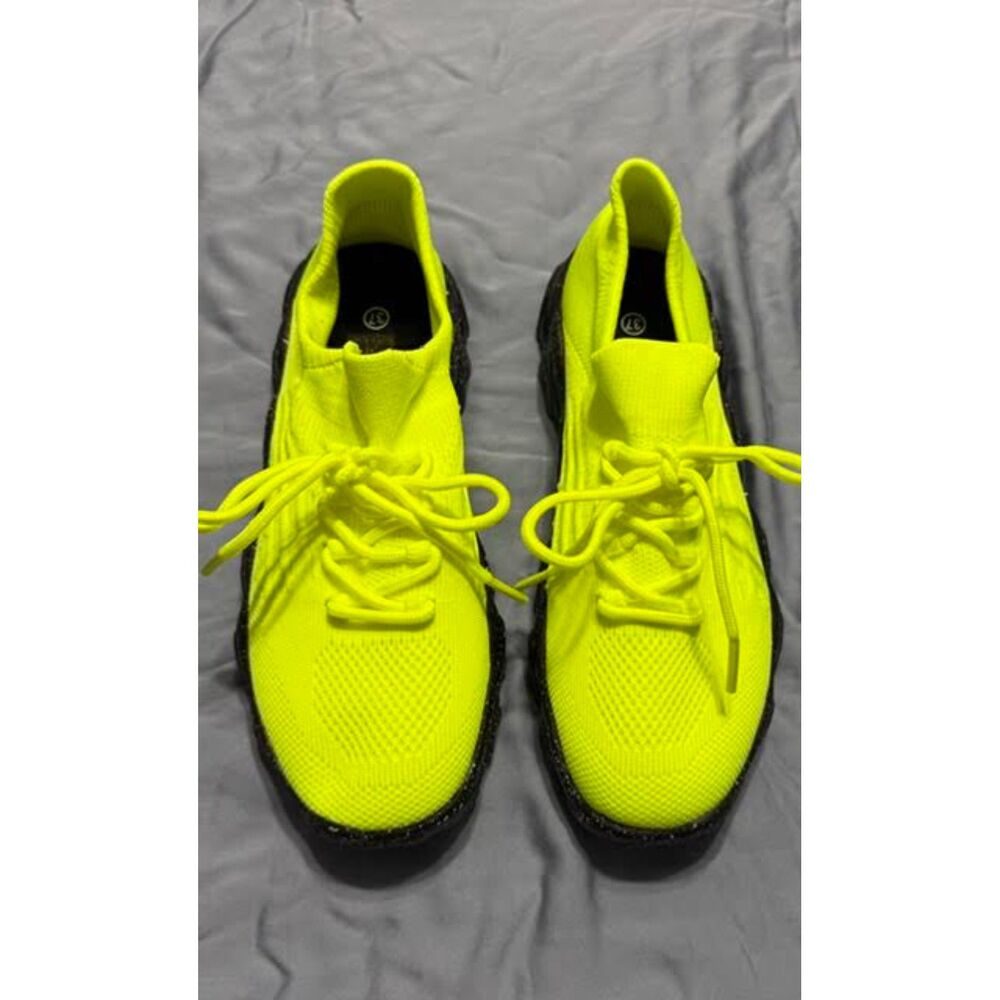 Women's Platform Chunky Fashion Sneakers Knit